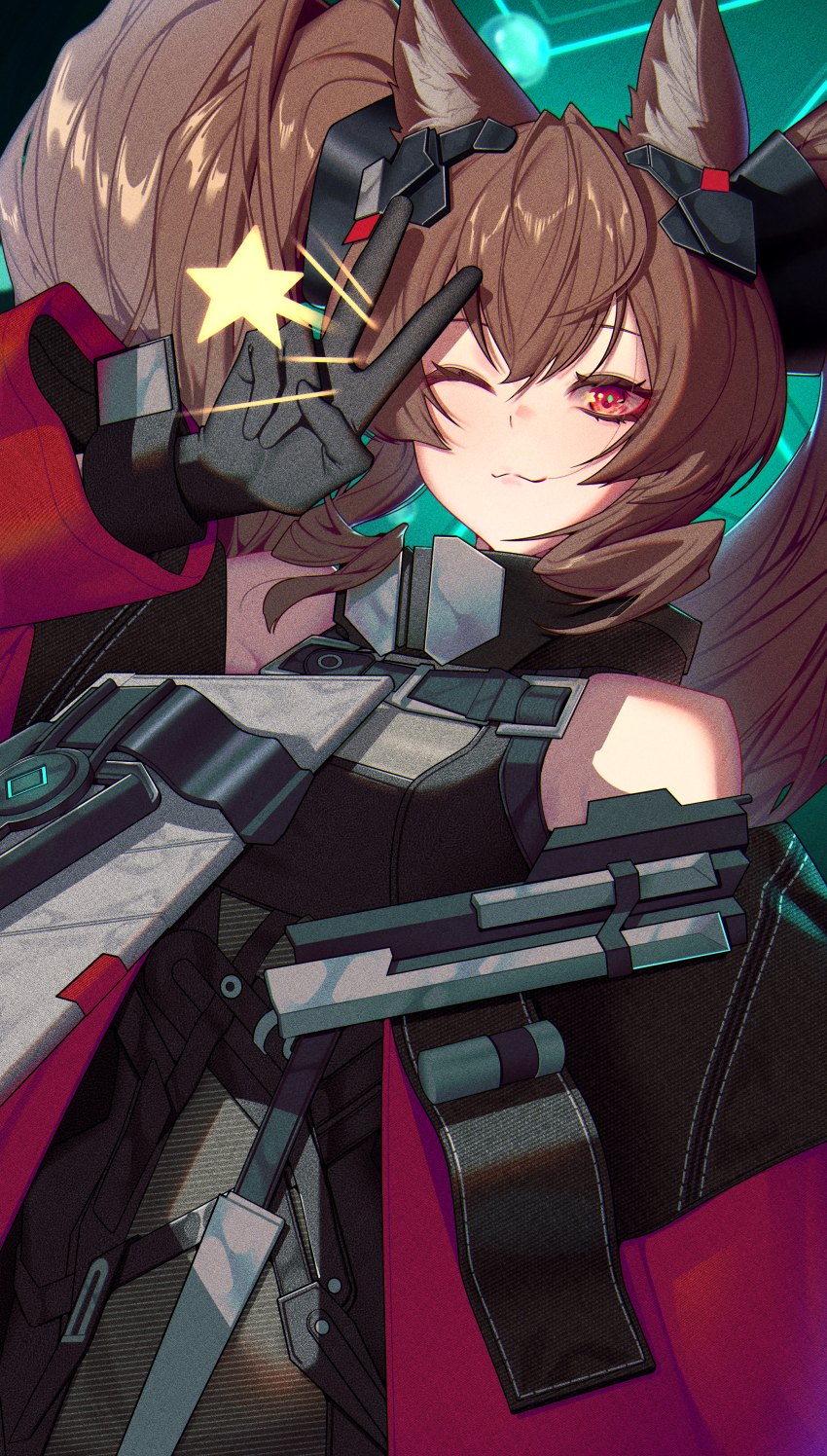 Angelina (Arknights) Rule 34 Image