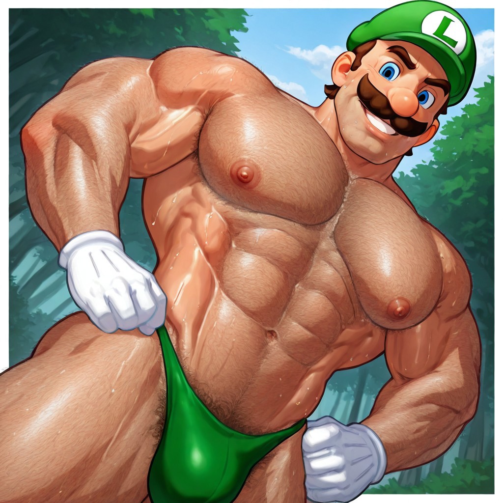 Luigi (Mario (Series)) Rule 34 Image