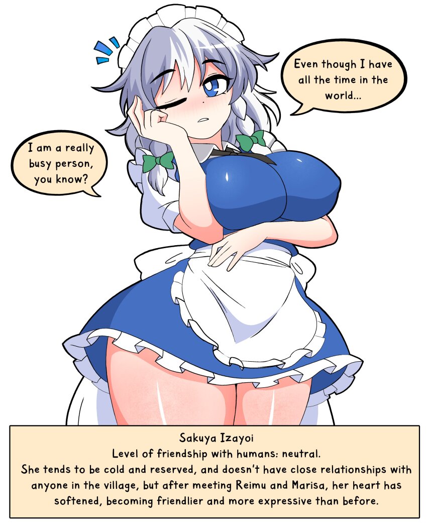 Izayoi Sakuya (Touhou) Rule 34 Image