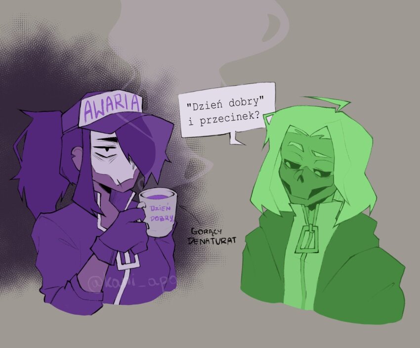 Purple Girl (Awaria) Rule 34 Image