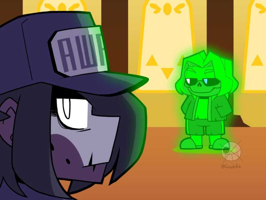 Purple Girl (Awaria) Rule 34 Image