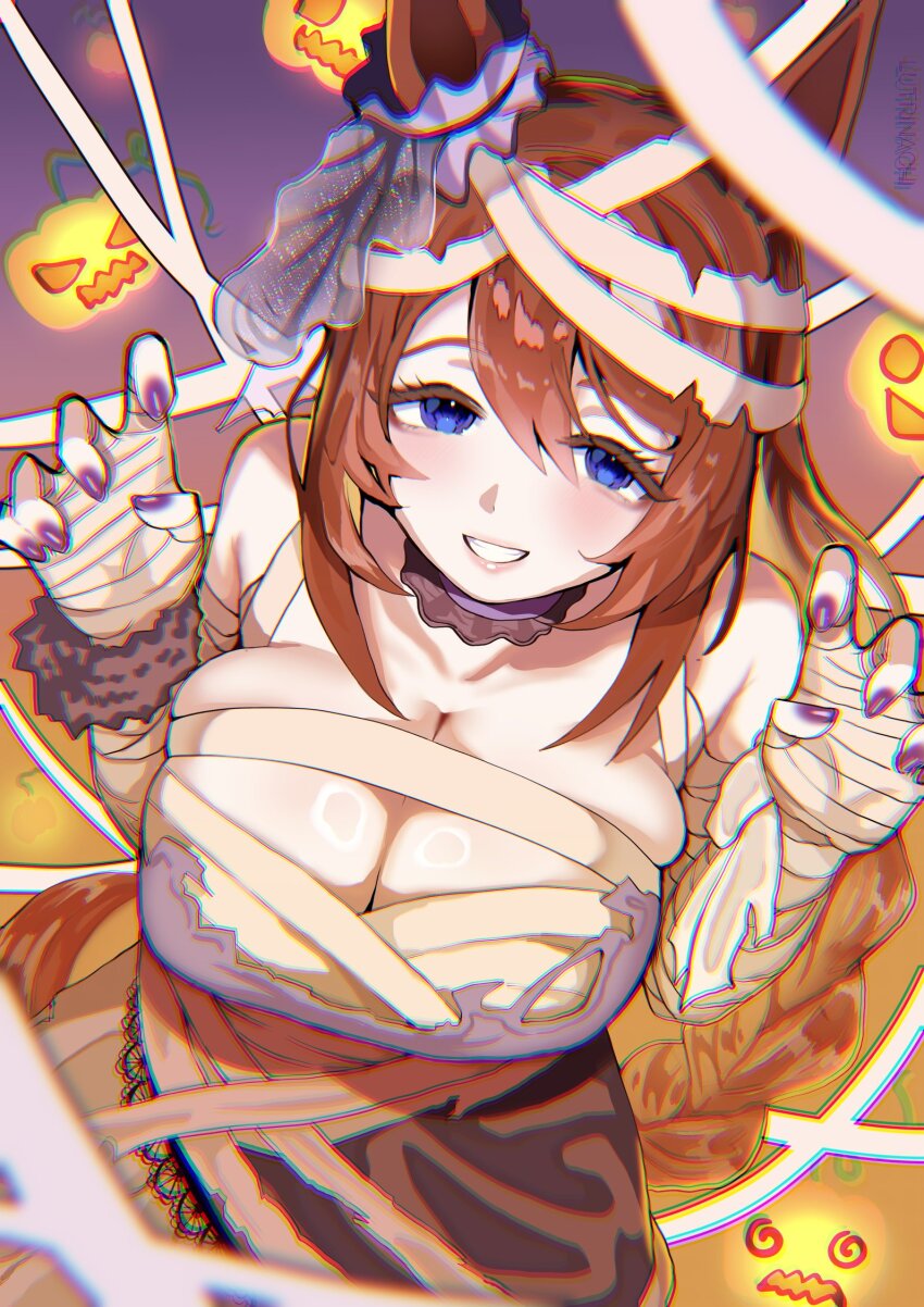 Super Creek (Chiffon-Wrapped Mummy) (Umamusume) Rule 34 Image