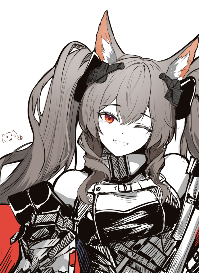 Angelina (Arknights) Rule 34 Image