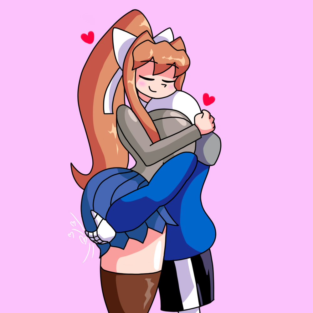Monika (Doki Doki Literature Club) Rule 34 Image