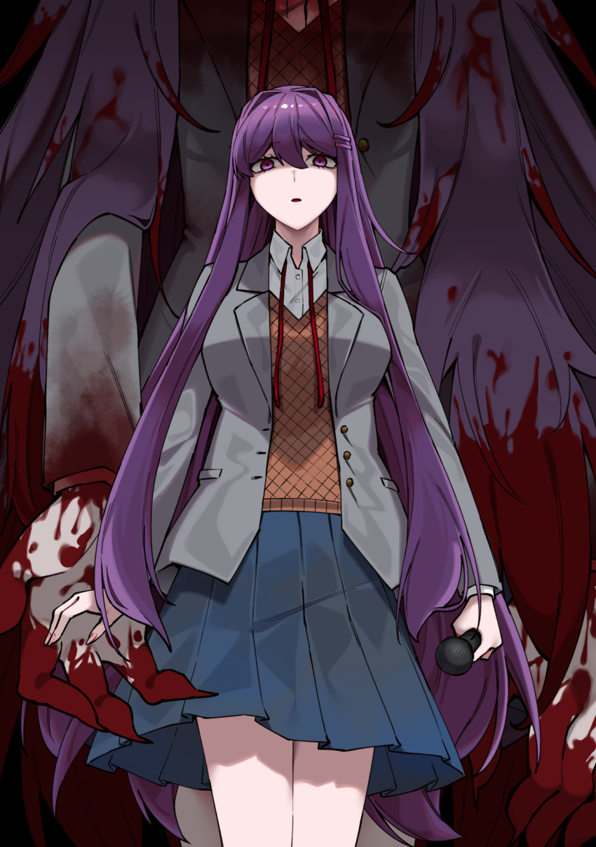 Yuri (Doki Doki Literature Club) Rule 34 Image