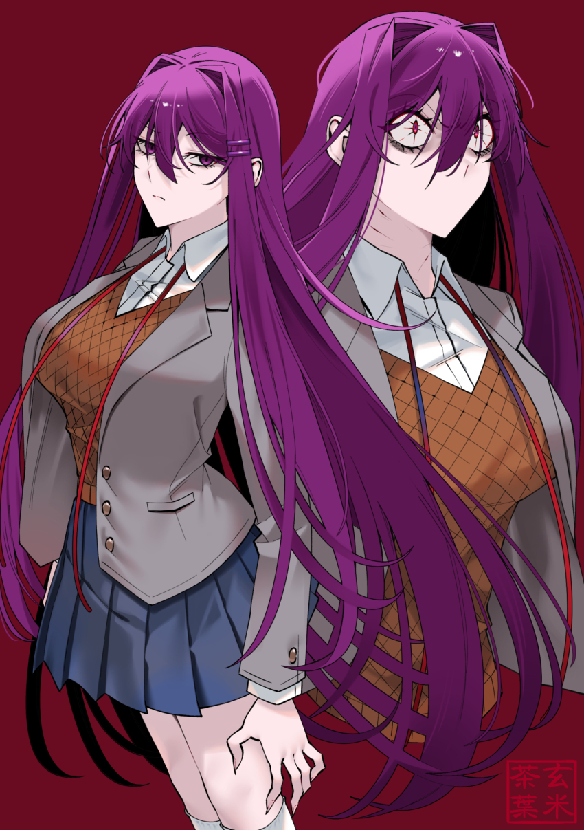 Yuri (Doki Doki Literature Club) Rule 34 Image