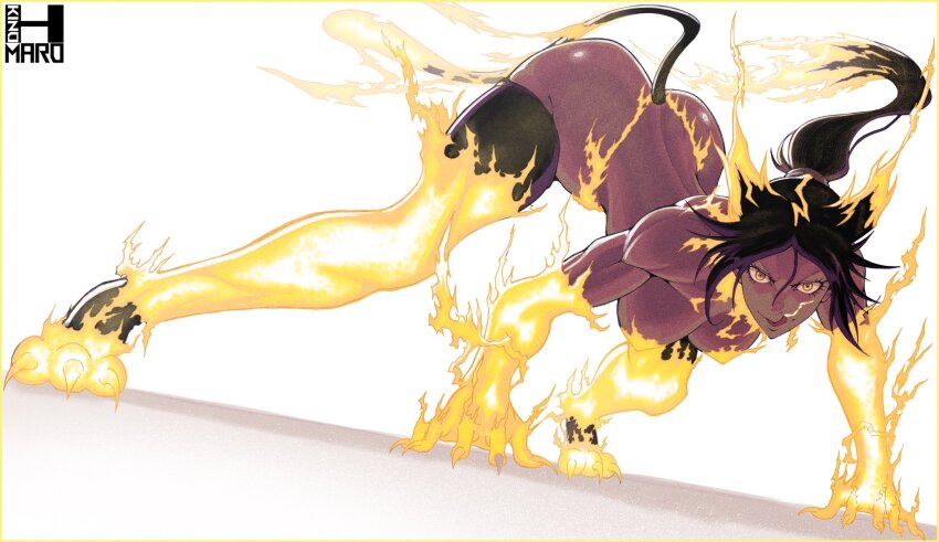 Shihouin Yoruichi (Bleach) Rule 34 Image