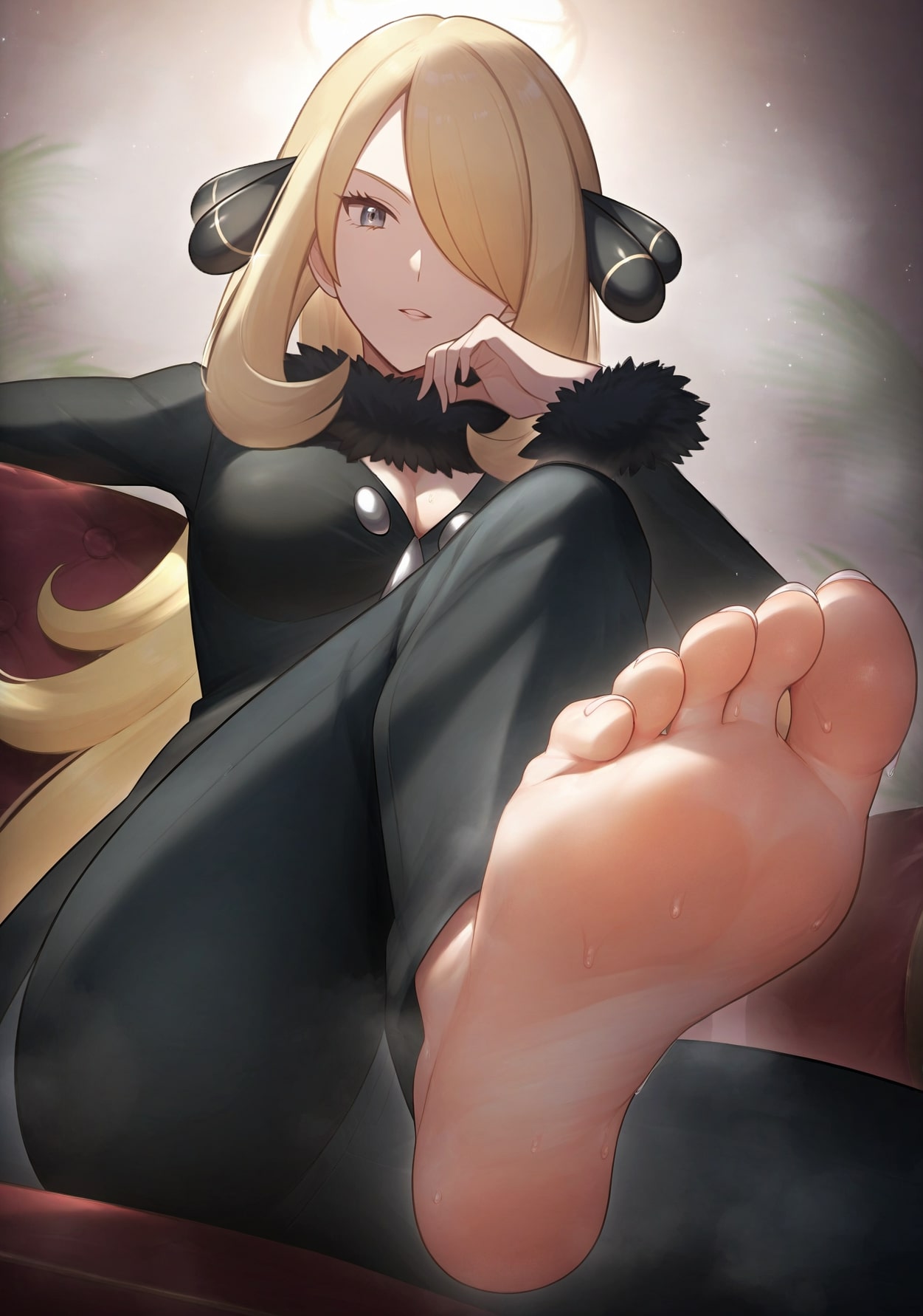 Cynthia (Pokemon) Rule 34 Image
