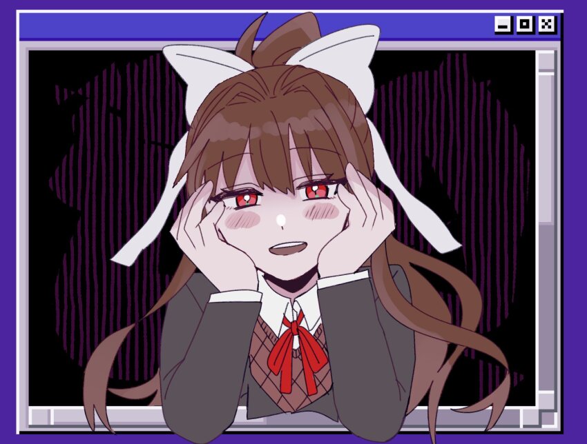 Monika (Doki Doki Literature Club) Rule 34 Image