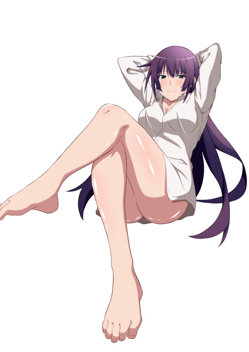 Senjougahara Hitagi (Bakemonogatari) Rule 34 Image