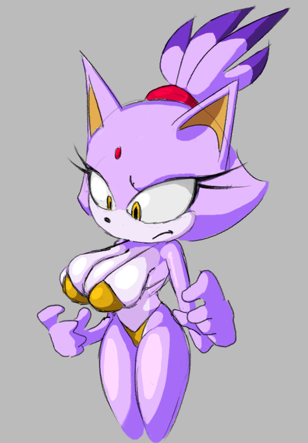 Blaze The Cat (Sonic (Series)) Rule 34 Image