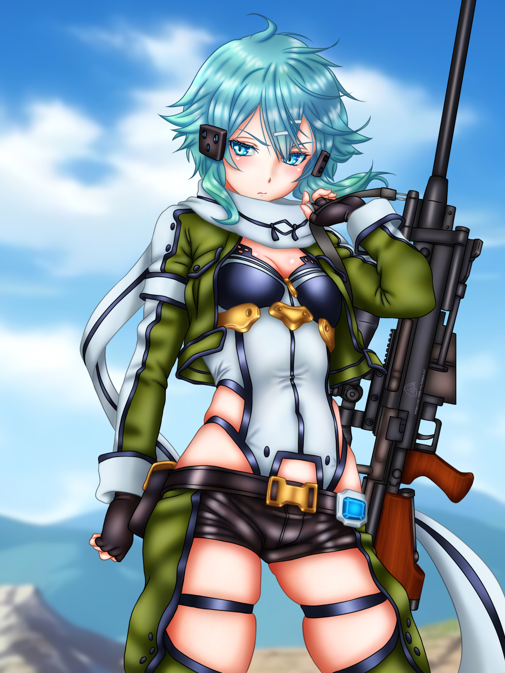 Sinon (Sword Art Online) Rule 34 Image