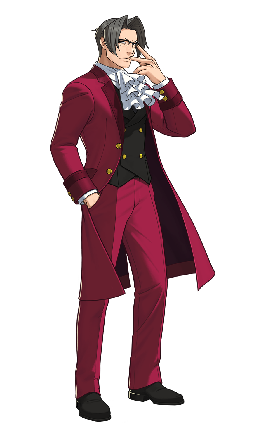 Miles Edgeworth (Ace Attorney) Rule 34 Image