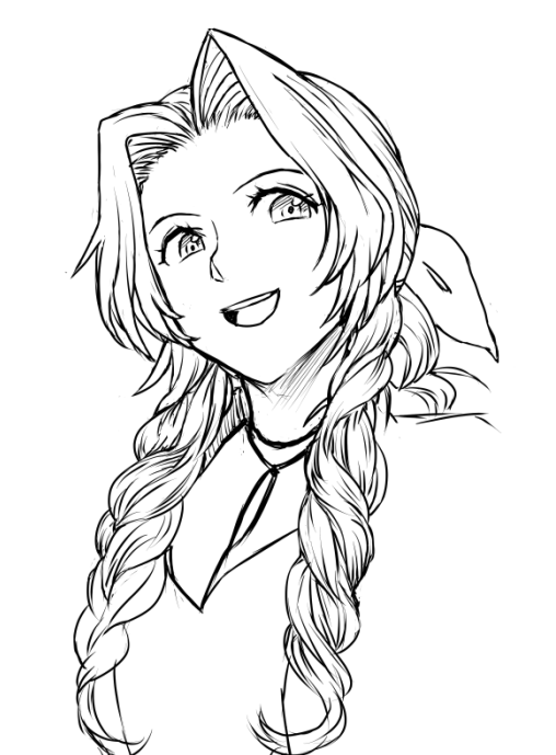 Aerith Gainsborough (Final Fantasy) Rule 34 Image