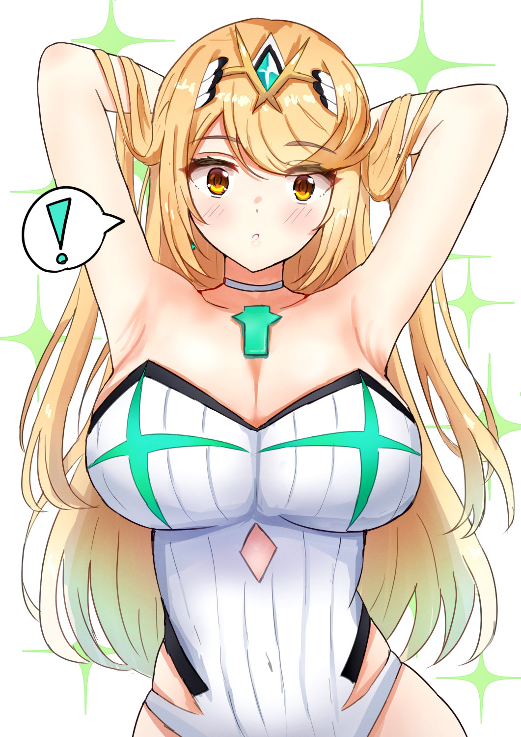 Mythra (Radiant Beach) (Xenoblade) Rule 34 Image