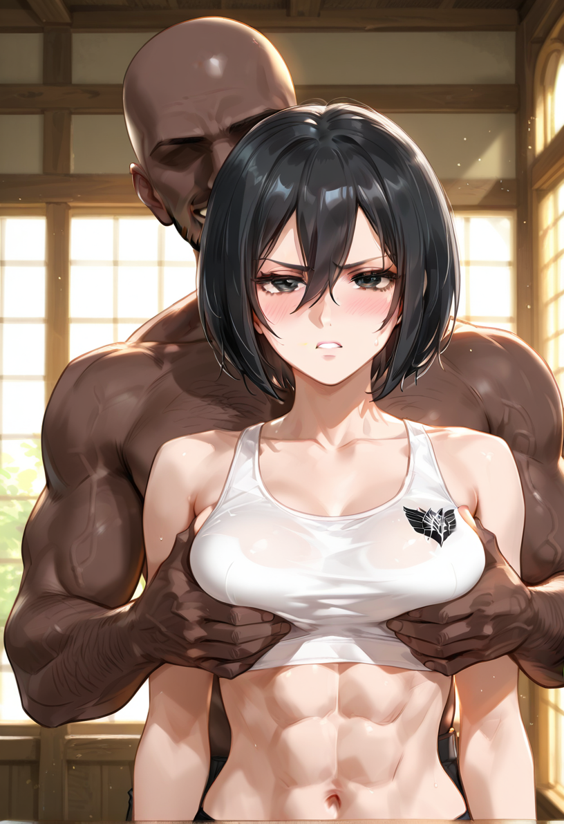 Mikasa Ackerman (Shingeki No Kyojin) Rule 34 Image