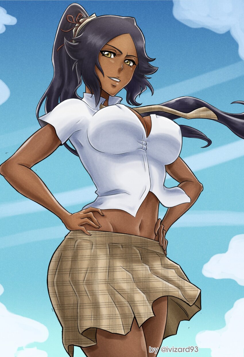 Shihouin Yoruichi (Bleach) Rule 34 Image