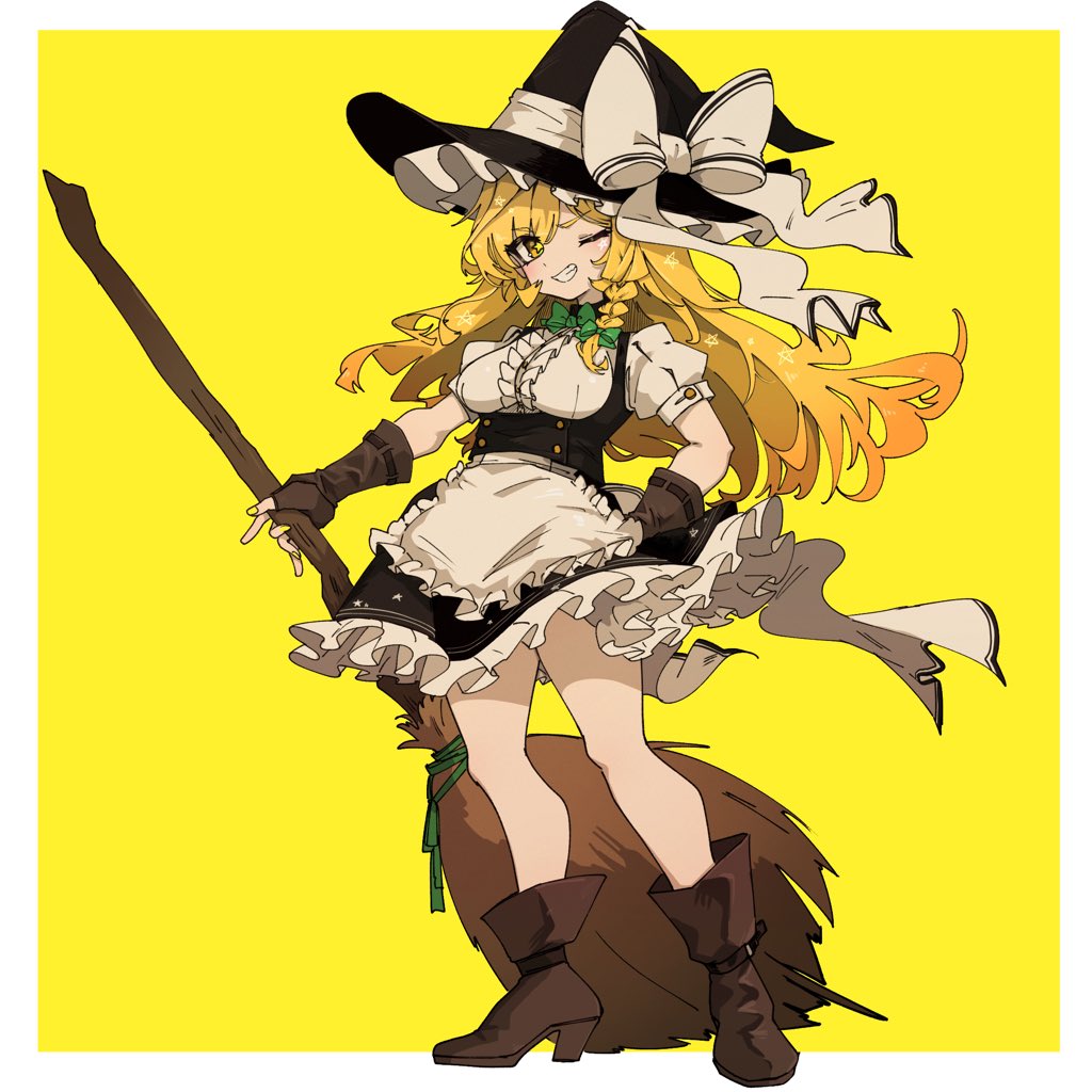 Kirisame Marisa (Touhou) Rule 34 Image