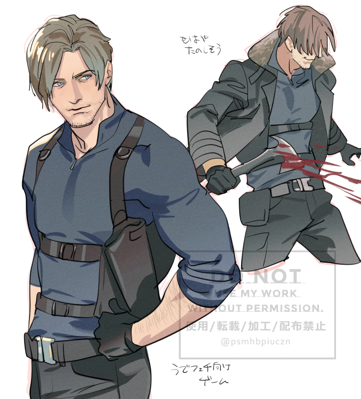 Leon S. Kennedy (Resident Evil) Rule 34 Image