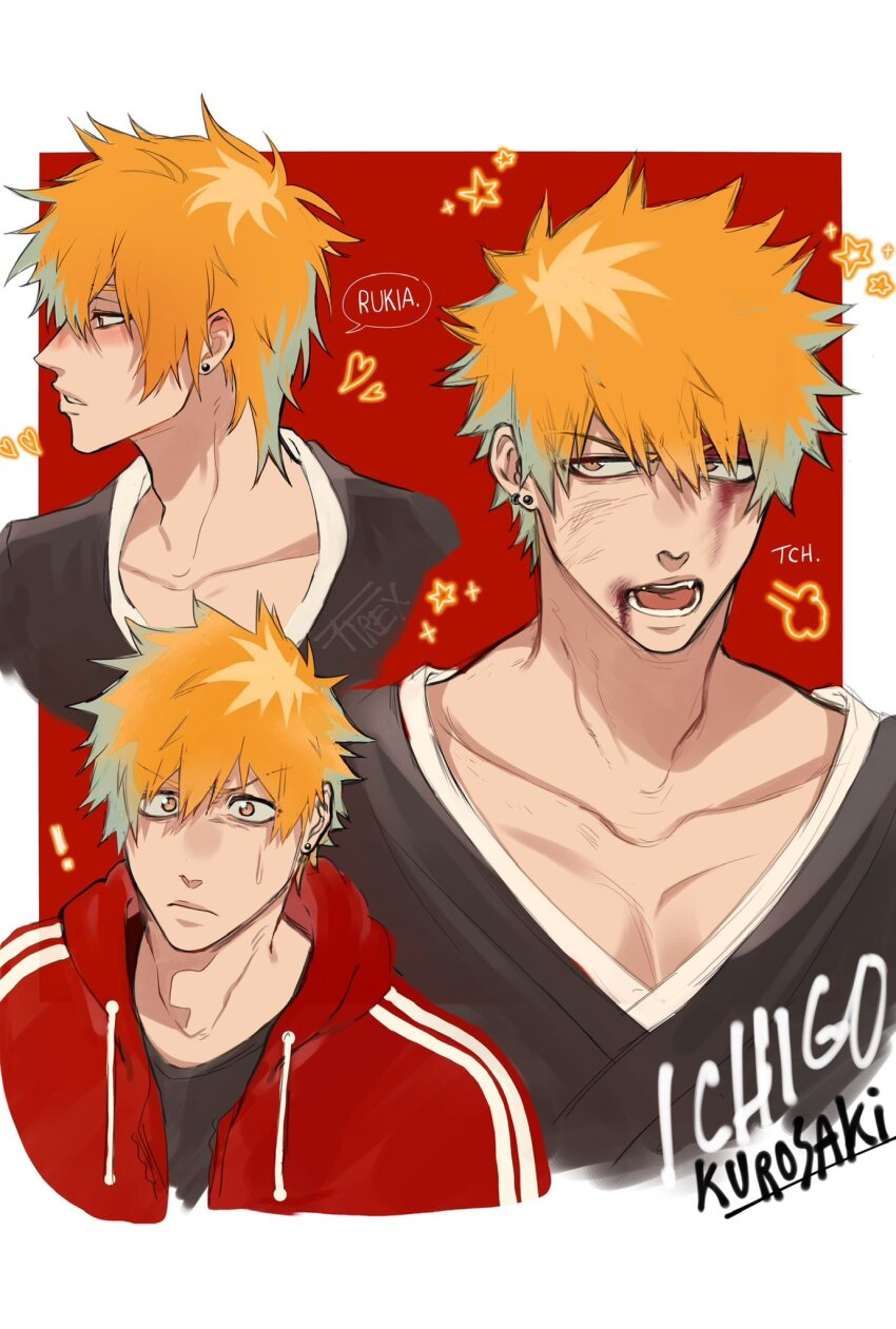 Kurosaki Ichigo (Bleach) Rule 34 Image