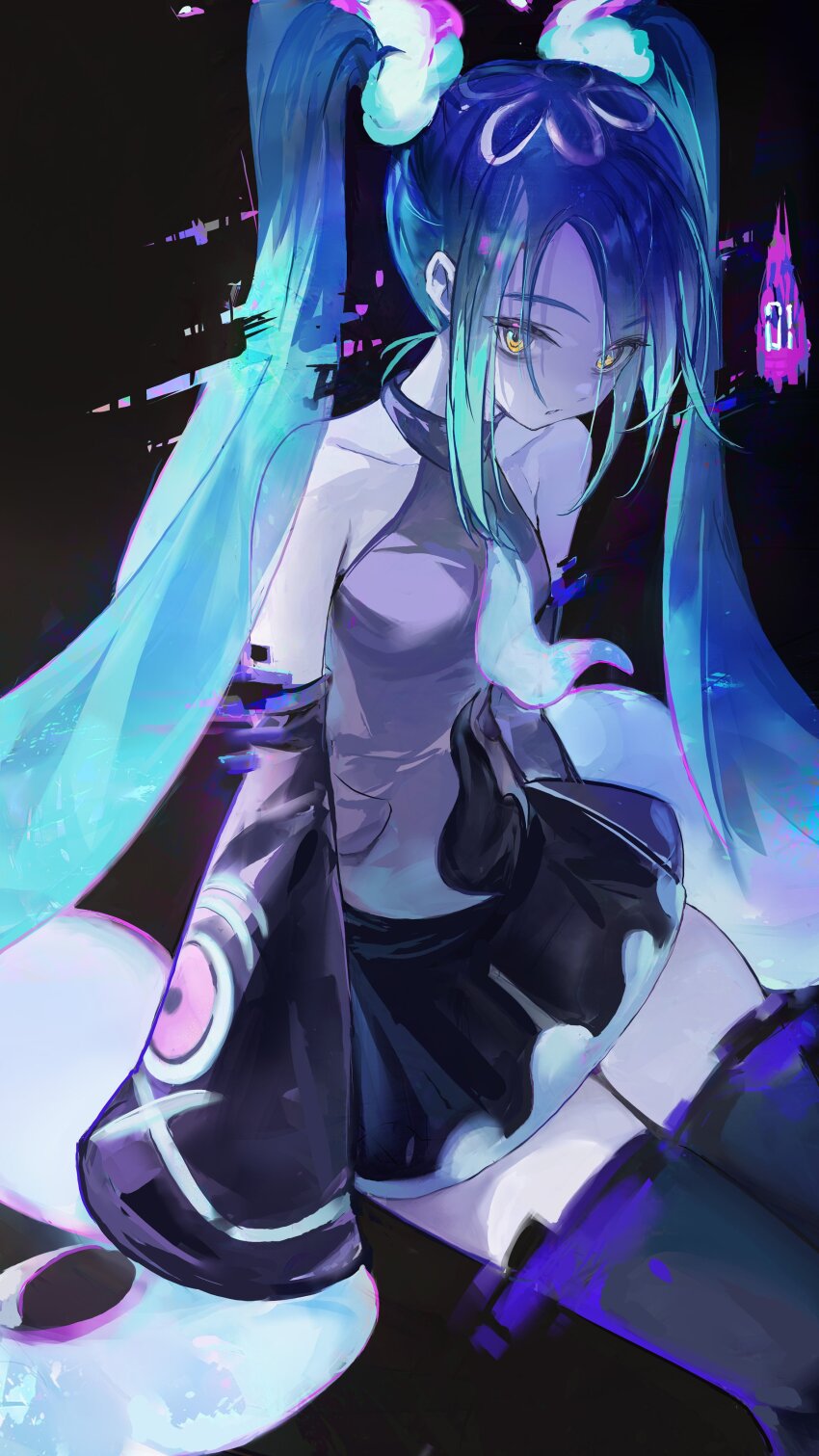 Ghost Miku (Project Voltage) Rule 34 Image