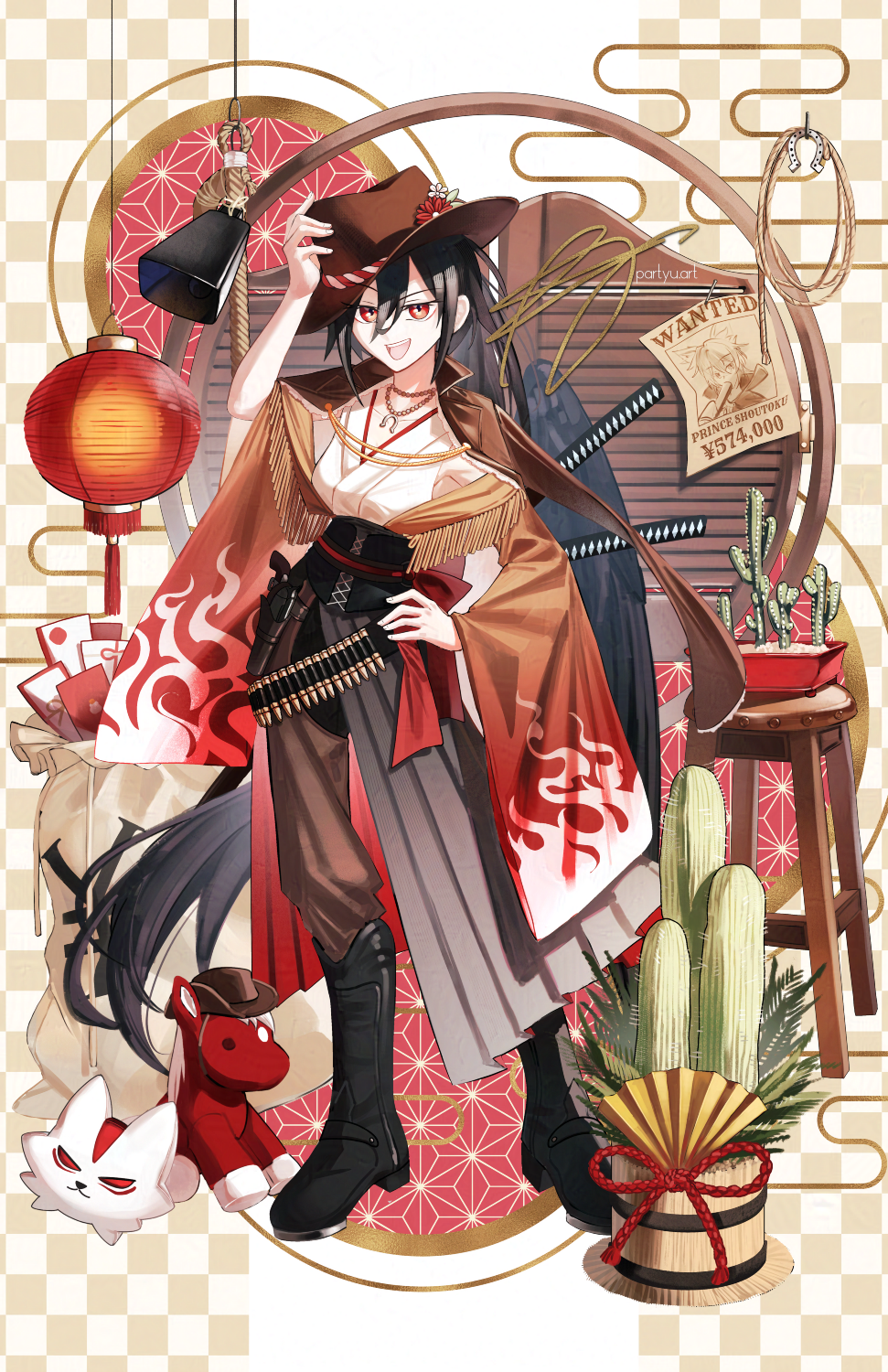 Kurokoma Saki (Chinese Zodiac) Rule 34 Image