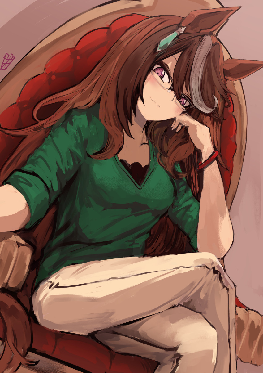Symboli Rudolf (Casual) (Umamusume) Rule 34 Image