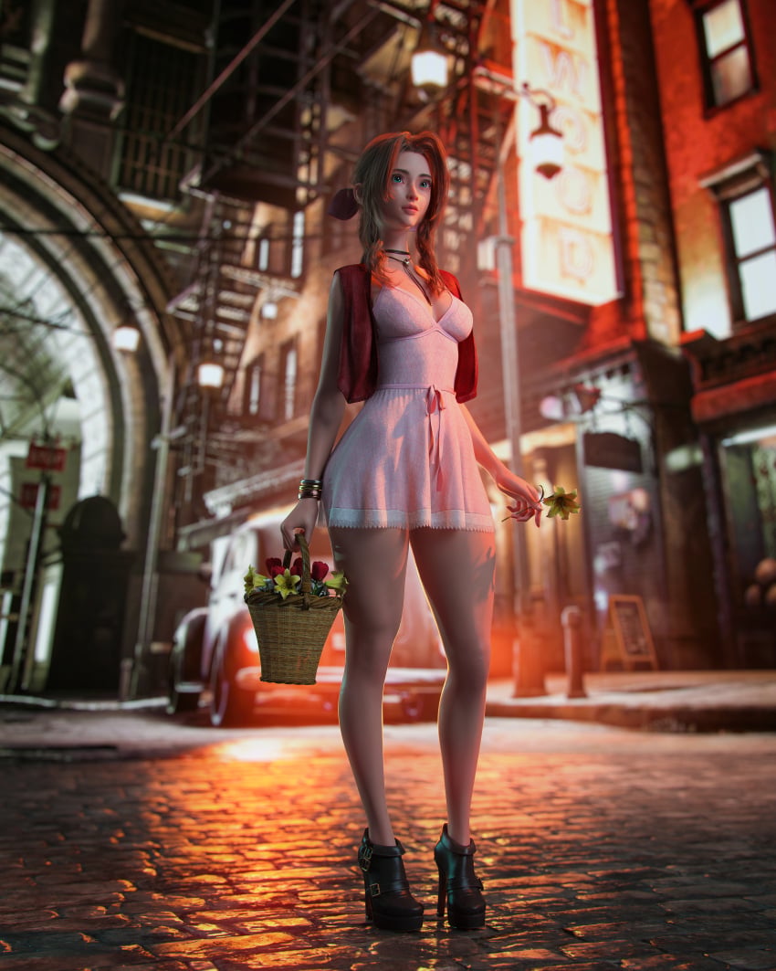 Aerith Gainsborough (Final Fantasy) Rule 34 Image