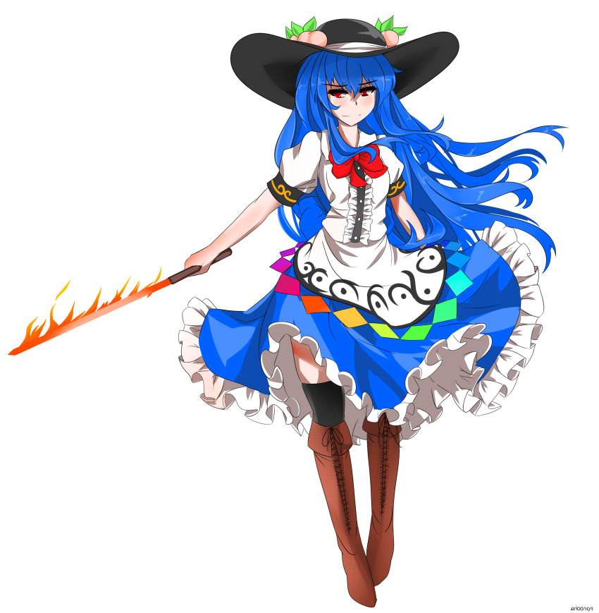 Hinanawi Tenshi (Touhou) Rule 34 Image