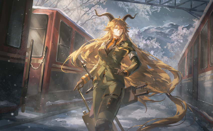 Degenbrecher (Arknights) Rule 34 Image