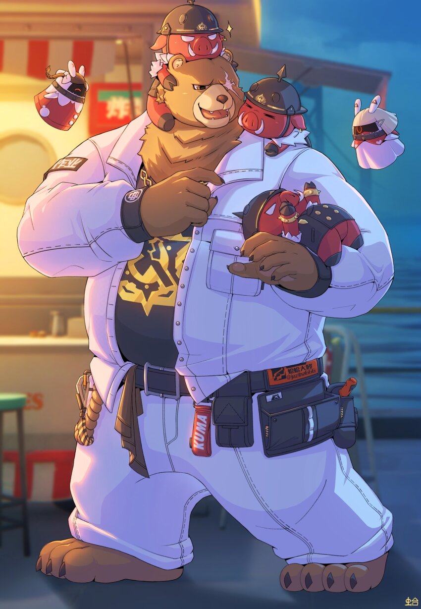 Ben Bigger (Zenless Zone Zero) Rule 34 Image