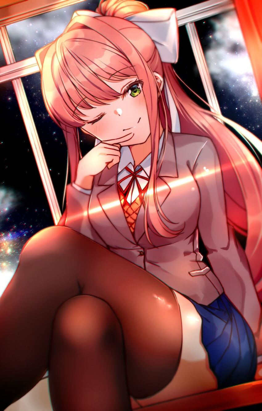 Monika (Doki Doki Literature Club) Rule 34 Image