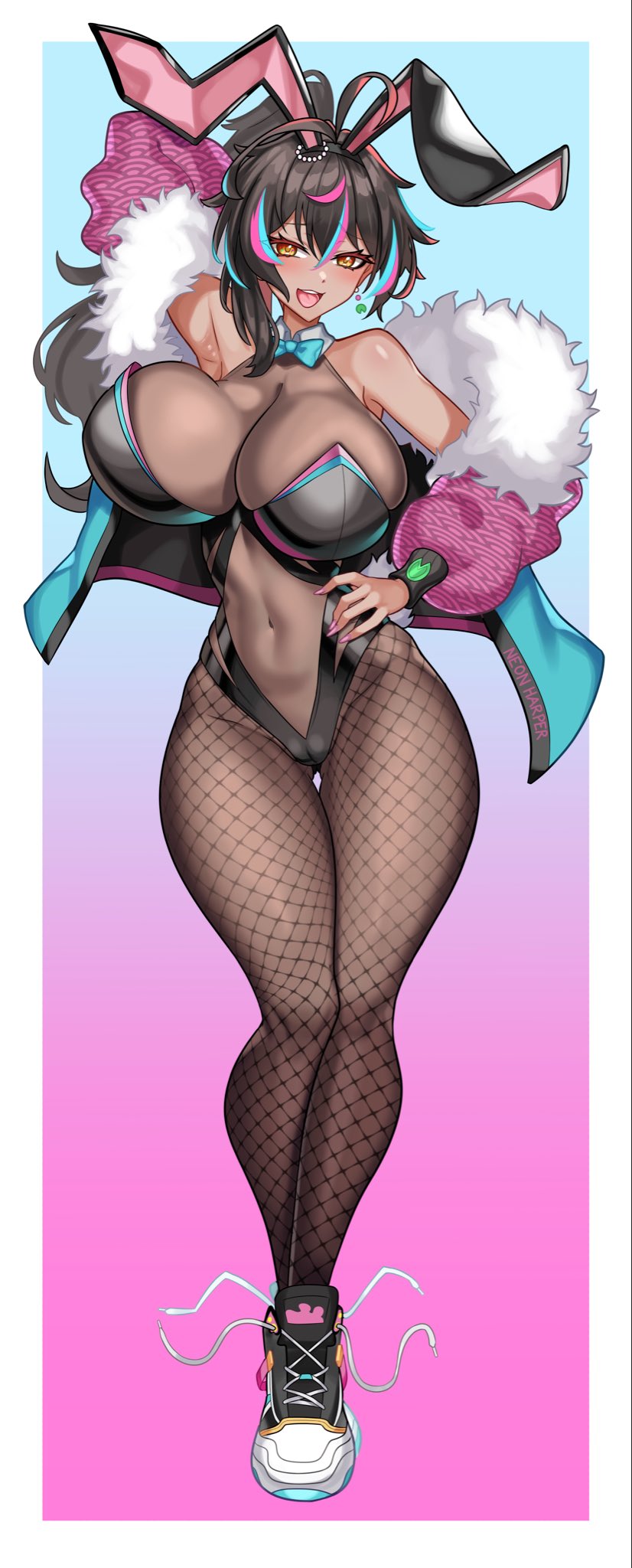 Neon Harper (Indie Virtual Youtuber) Rule 34 Image