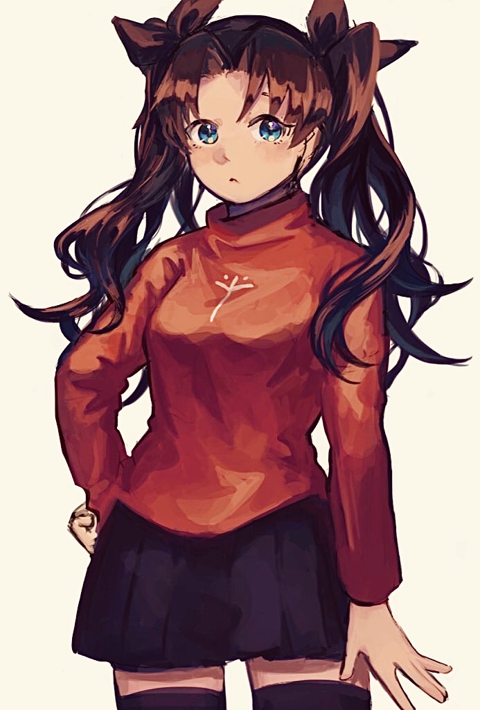 Tohsaka Rin (Fate (Series)) Rule 34 Image