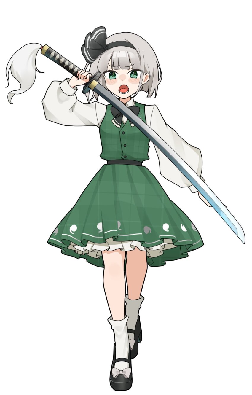 Konpaku Youmu (Touhou) Rule 34 Image