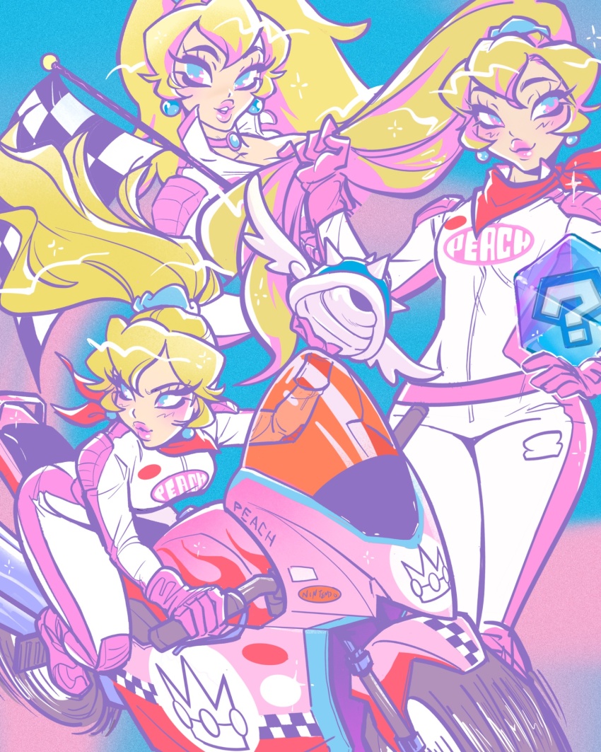 Biker Peach (Mario (Series)) Rule 34 Image