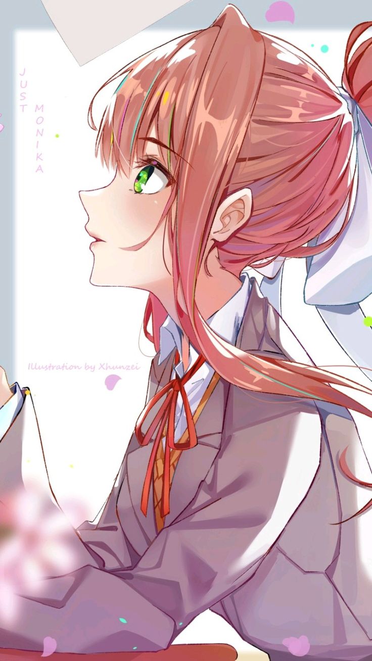 Monika (Doki Doki Literature Club) Rule 34 Image