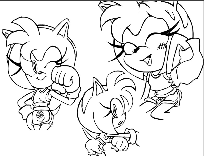 Amy Rose (Sega) Rule 34 Image