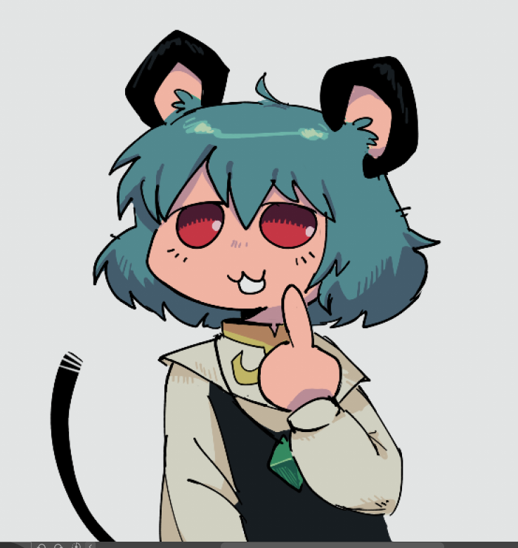 Nazrin (Cookie (Touhou)) Rule 34 Image