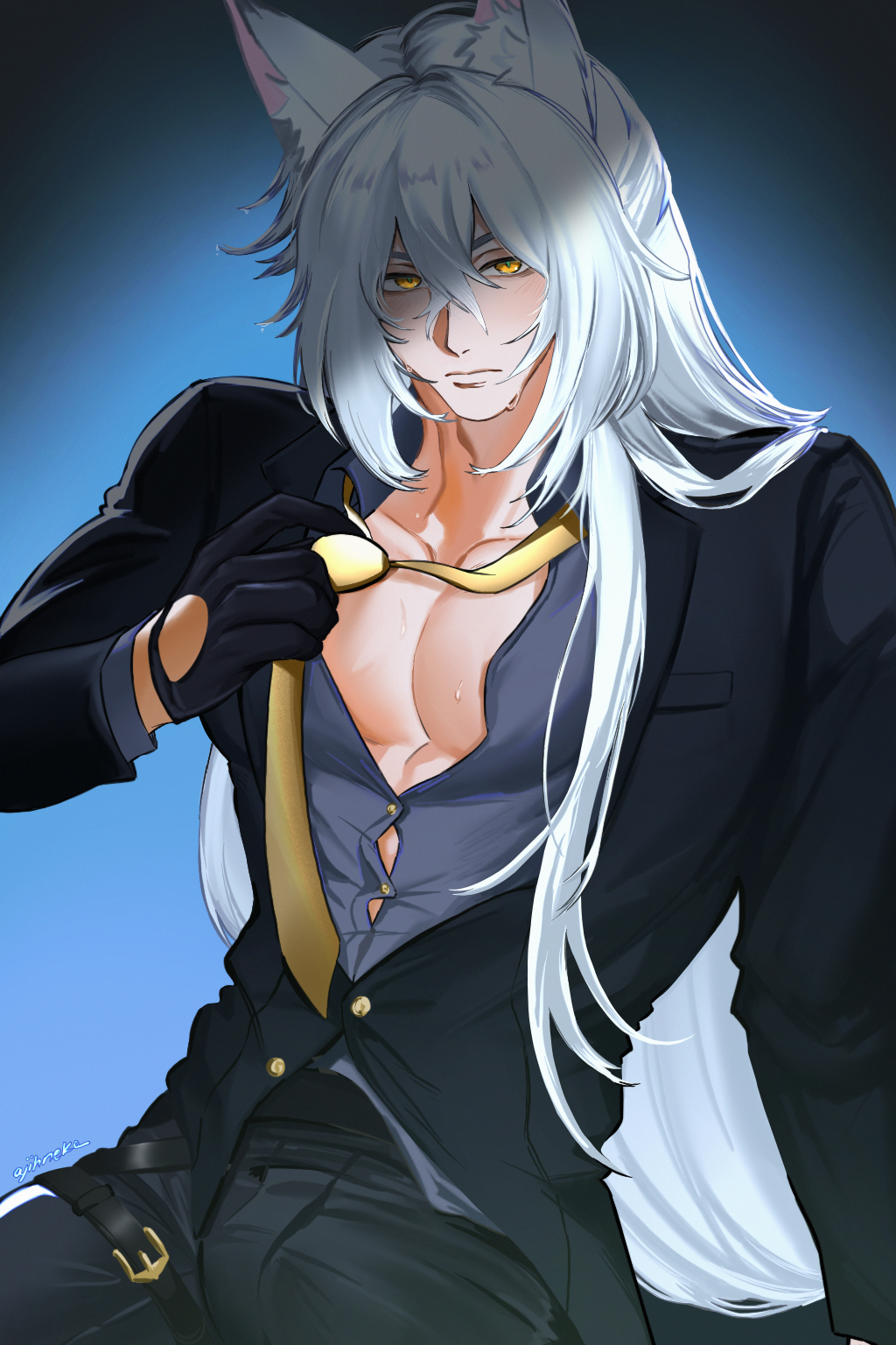 Severian Lowell (Zenless Zone Zero) Rule 34 Image