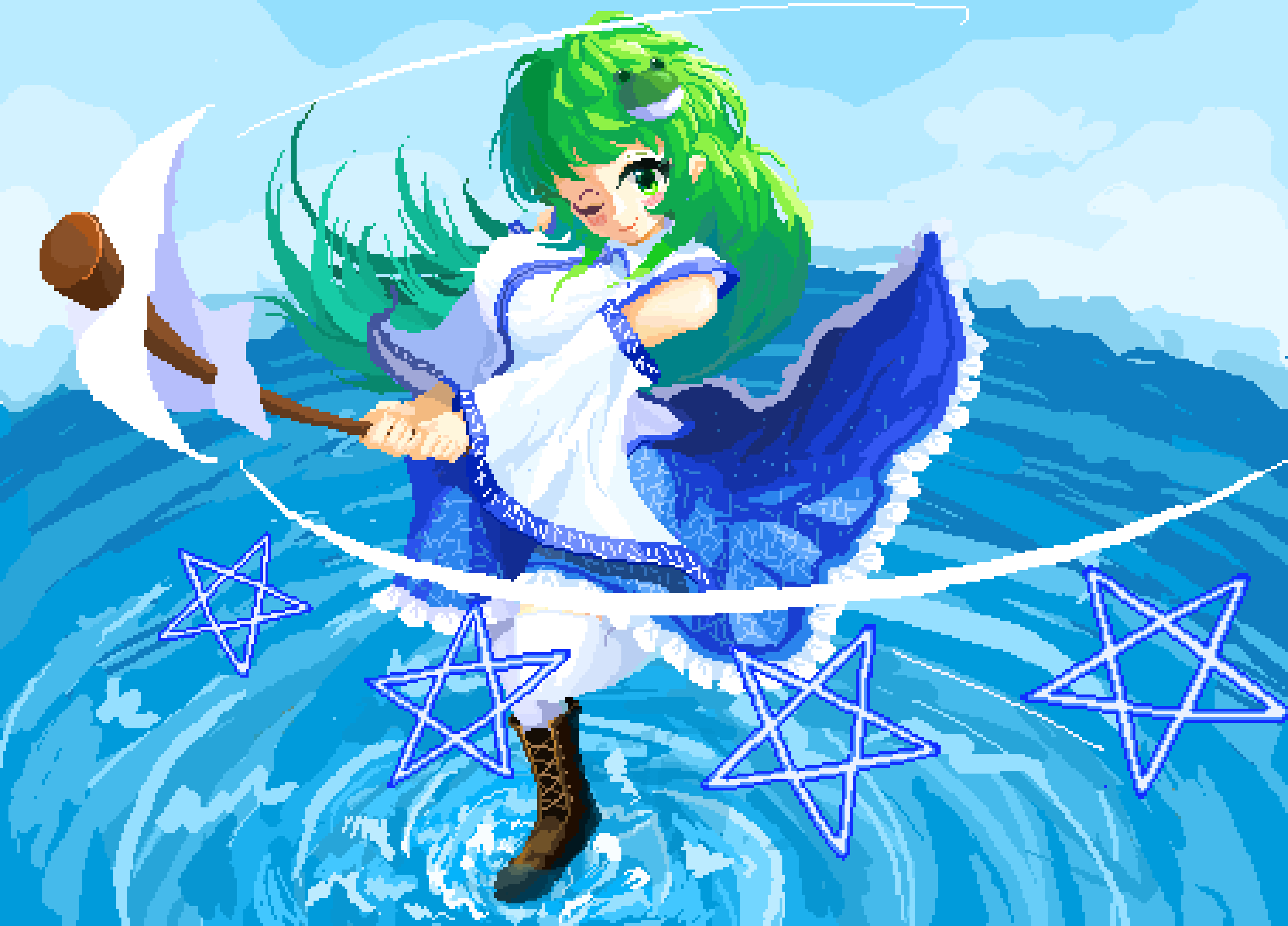 Kochiya Sanae (Touhou) Rule 34 Image