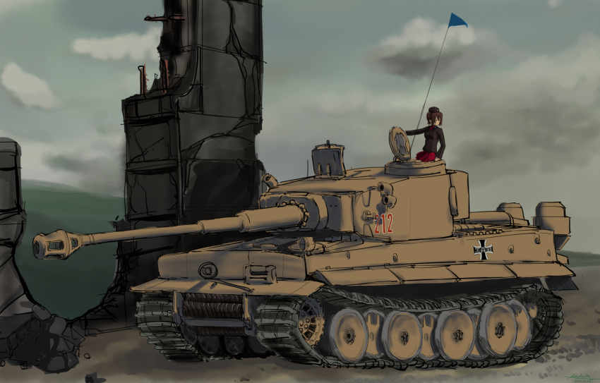 Nishizumi Maho (Girls Und Panzer) Rule 34 Image