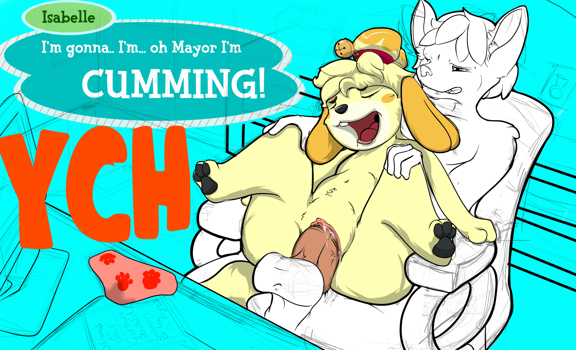 Isabelle (Animal Crossing) Rule 34 Image