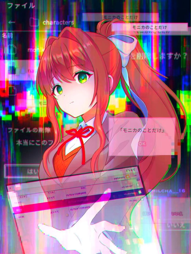 Monika (Doki Doki Literature Club) Rule 34 Image