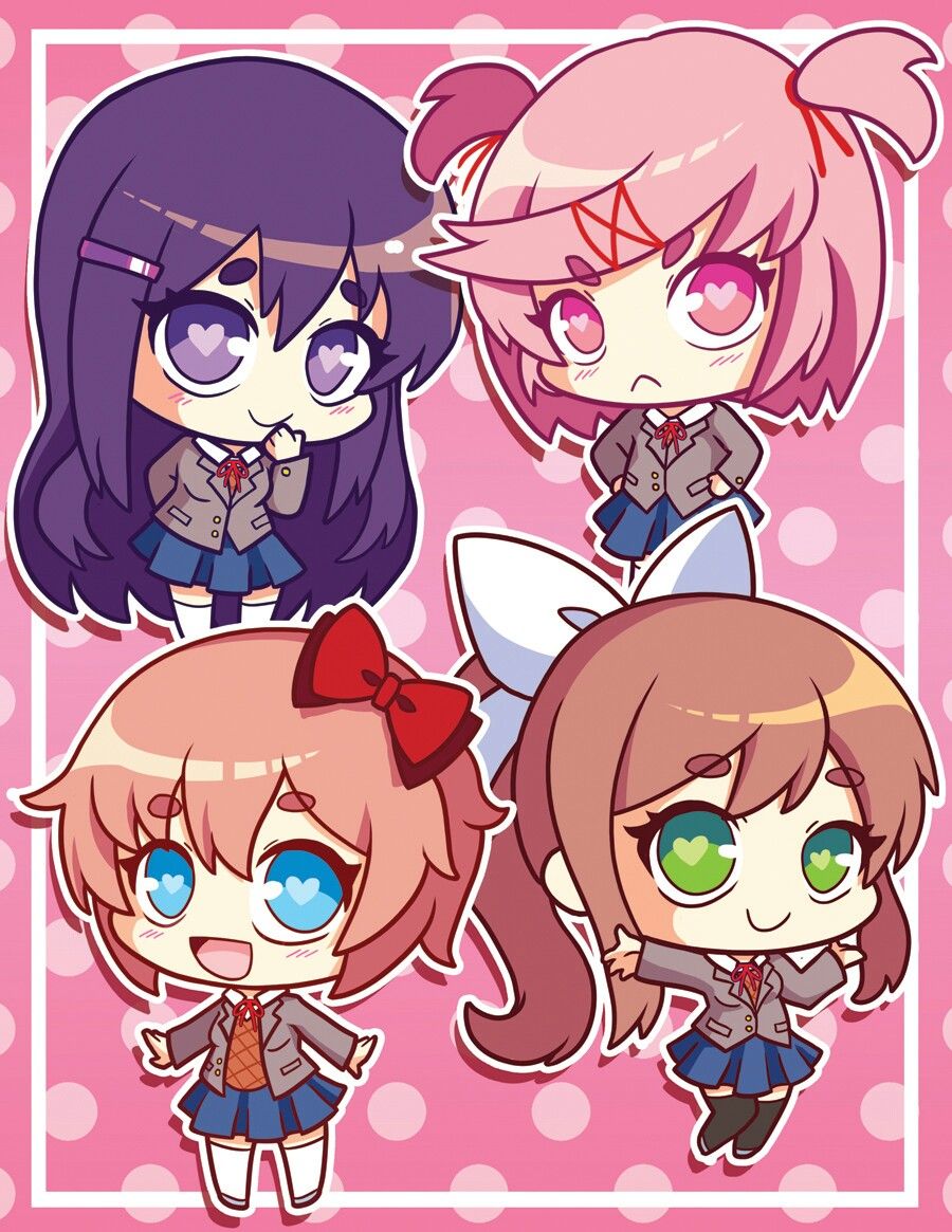 Monika (Doki Doki Literature Club) Rule 34 Image