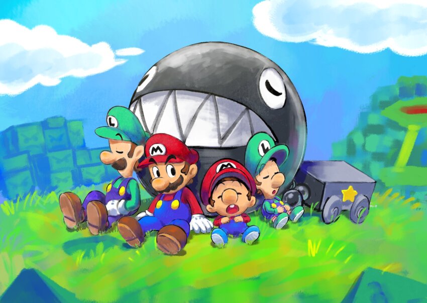 Chain Chomp (Baby Luigi) Rule 34 Image