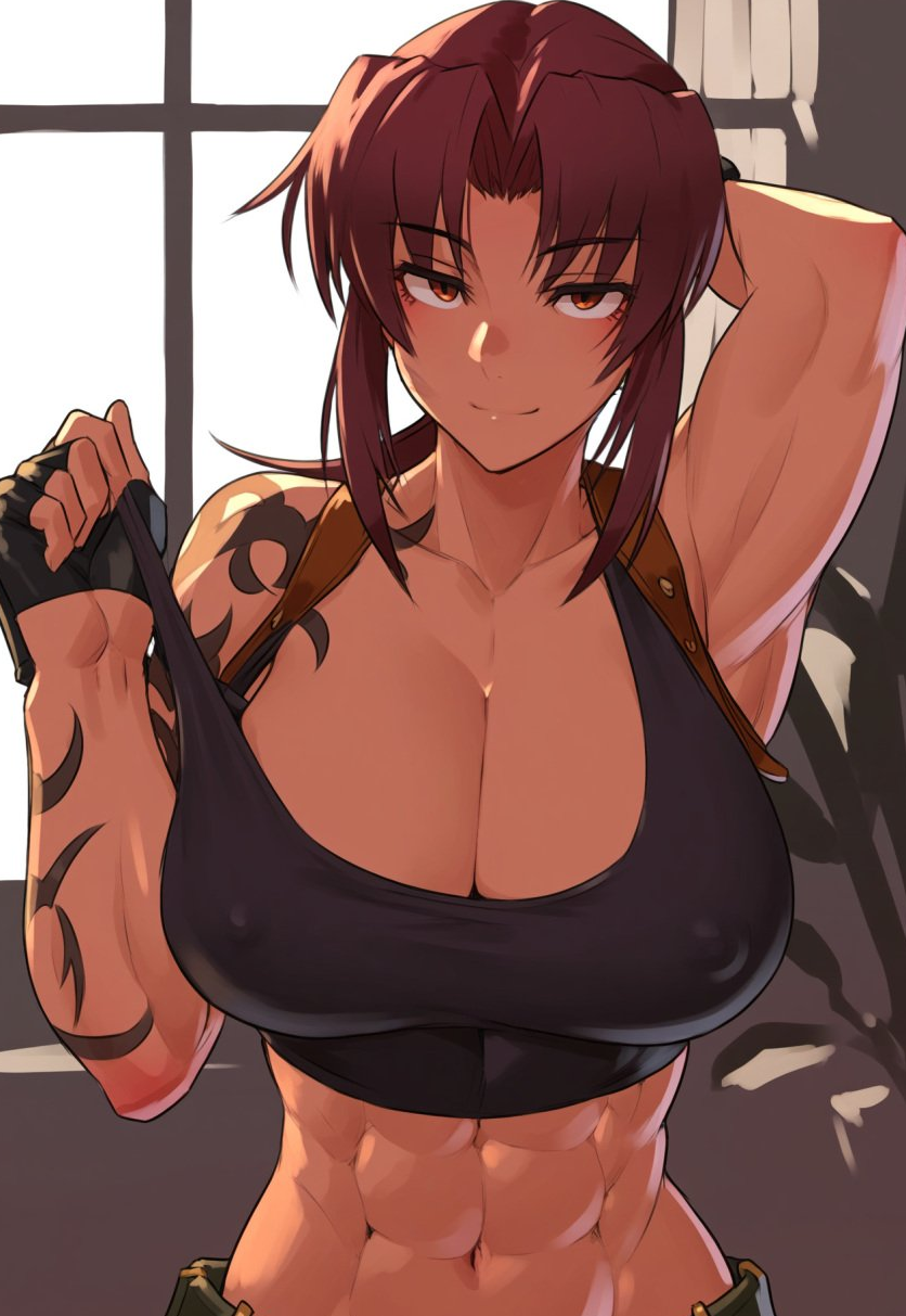 Revy (Black Lagoon) Rule 34 Image