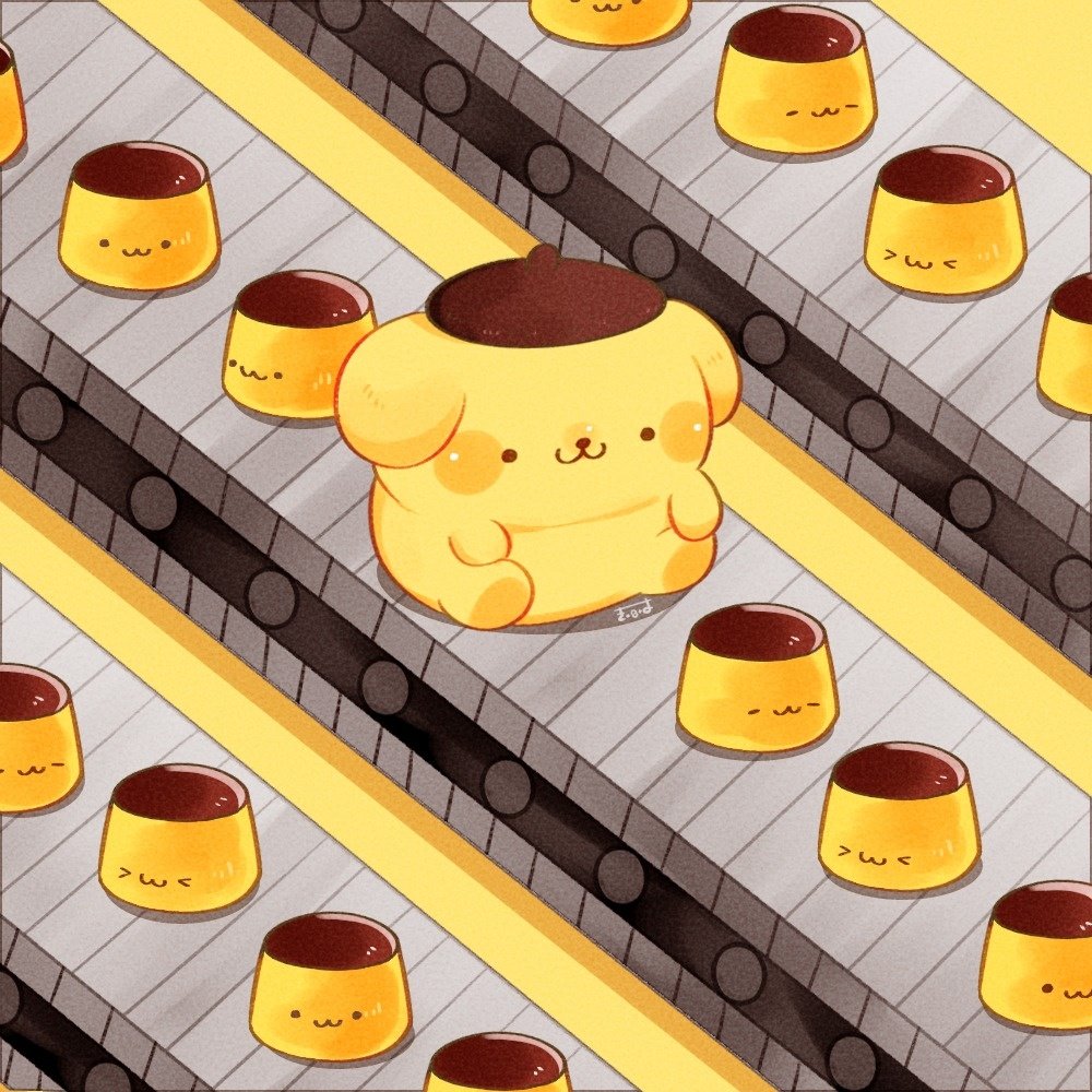 Pompompurin (Sanrio) Rule 34 Image