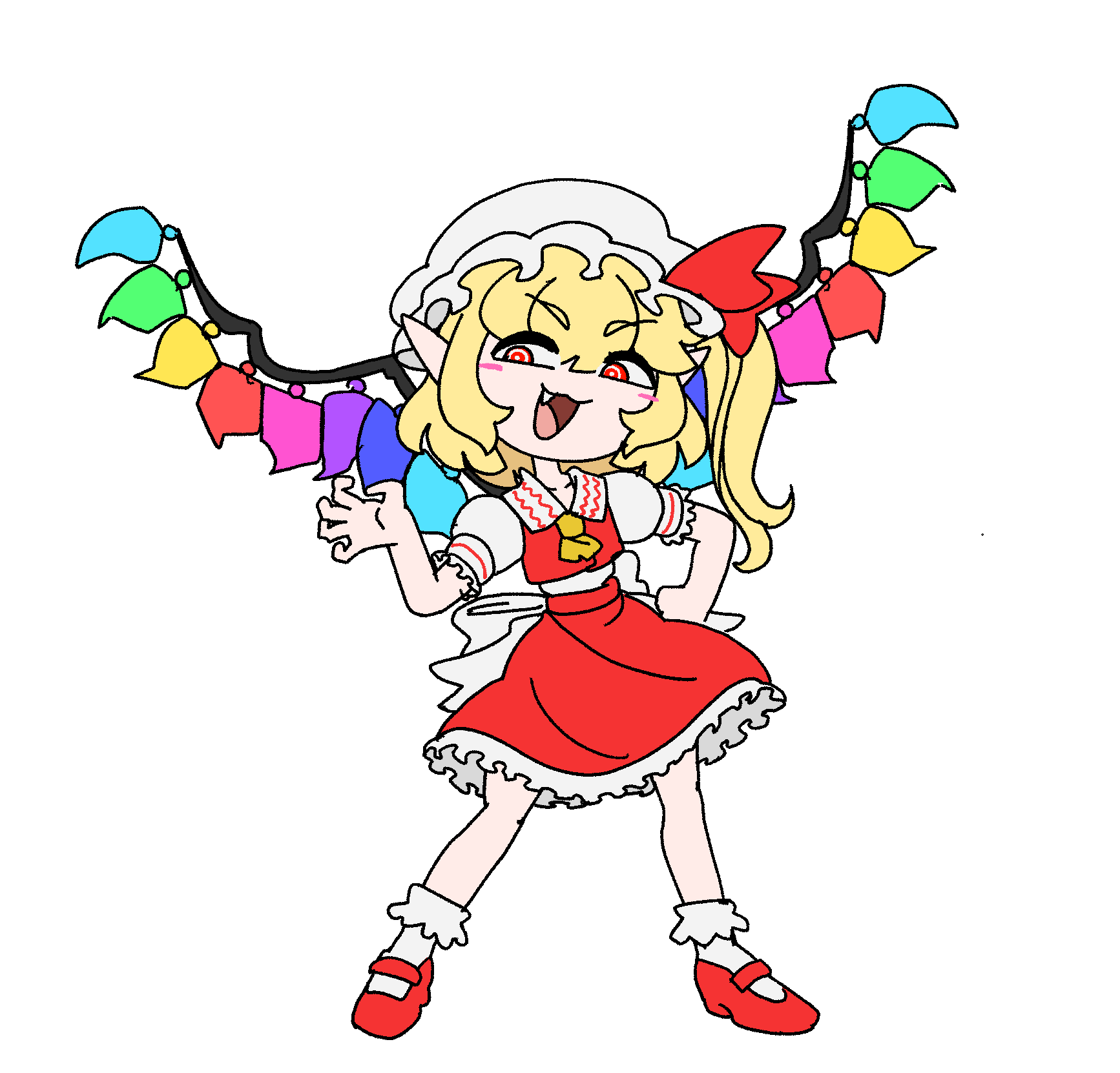 Flandre Scarlet (Touhou) Rule 34 Image