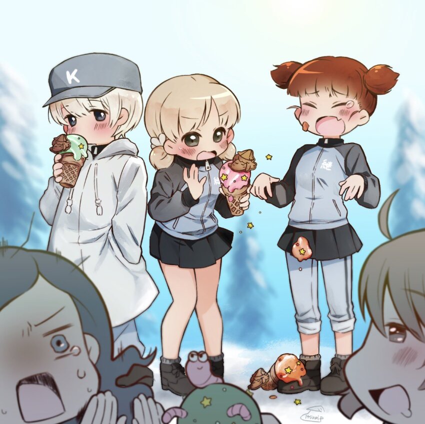 Aki (Girls Und Panzer) Rule 34 Image